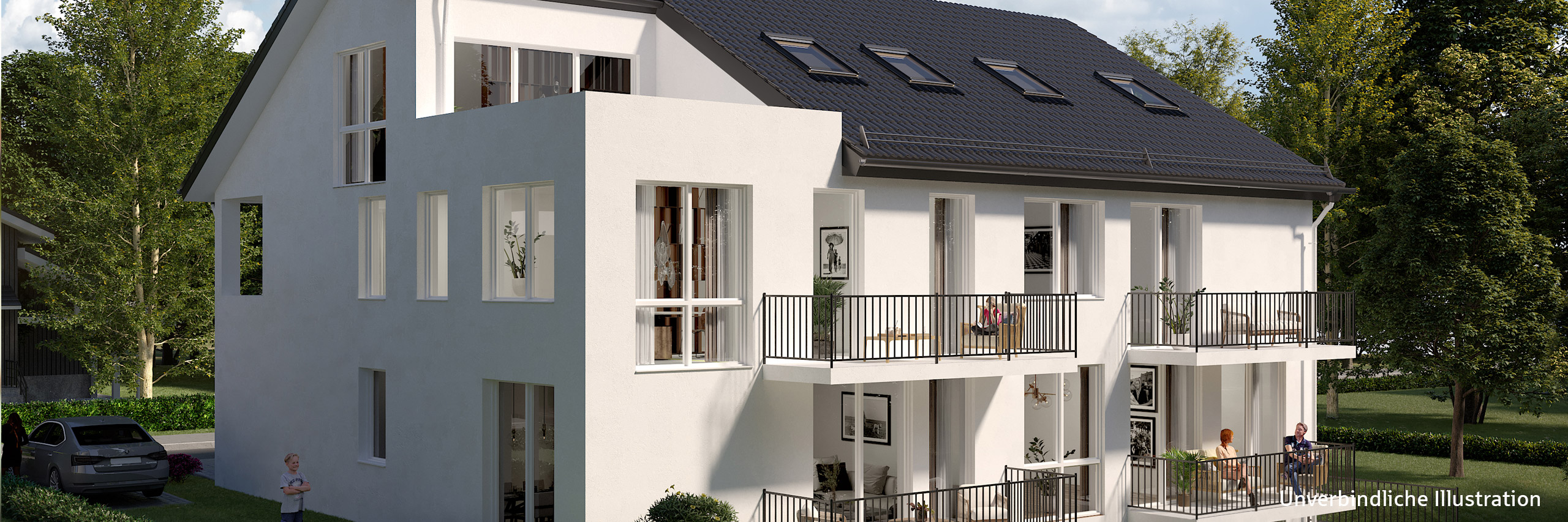 Neubau-Eigentumswohnungen in Niefern (S/6563)
