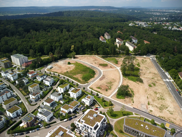 Luftbild Baugrundstück